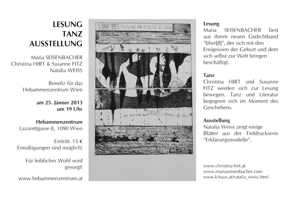 2013 lesung tanz ausstellung